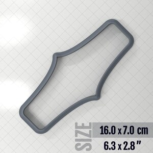 Bracelet #6 - Cutter for Polymer Clay Plastic Cutters SweetyBijou Tools 16.0 x 7.0 cm