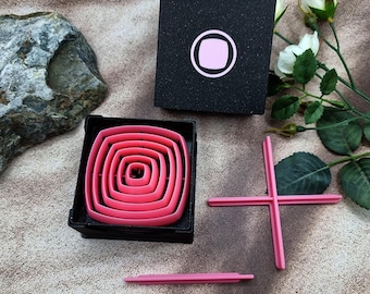 SweetyBijou 6 Smooth Square Cutters in Set - Perfectly Aligned Imprint Cutters #21