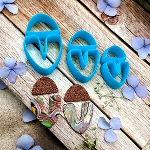 U-Shape Polymer Clay Cutter #4 - Two-Piece Design, Single Size or Set image 6