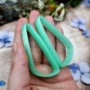 Emporte-pièces pour boucles d'oreilles en pâte polymère en forme de larme inclinée, paire n° 27 - 6 cm image 5