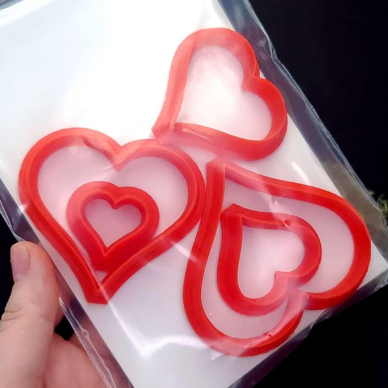 Harmony in Hearts Clay Cutter Plastic Cutters SweetyBijou Tools
