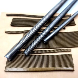 SweetyBijou Set of 3 textured metal rod tool for polymer clay
