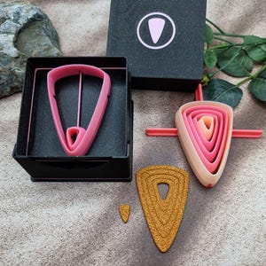 SweetyBijou 5 Cutters in Set - Perfectly Aligned Imprint Cutters #26