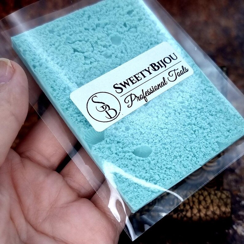 SweetyBijou Silicone Texture - Real Sand and Shells on the Beach