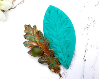 SweetyBijou Natural Real Oak Leaf #4, 8cm