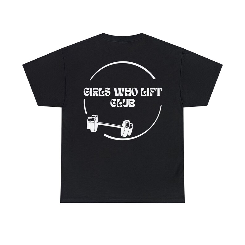 Girls who Lift club Cute tshirt, Weightlifting shirt for her, Best gift for wife that lift, Girl who lift weights tshirt, Muscle mommy gift, image 5