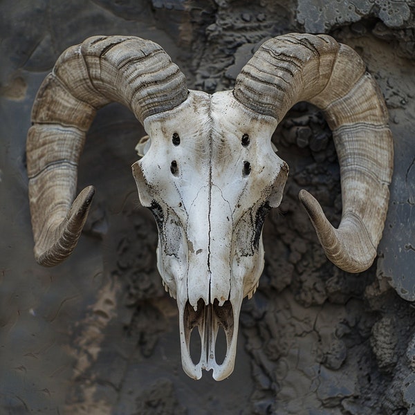 Natural Goat Skull