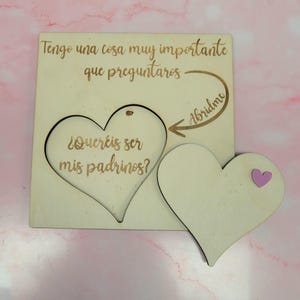 Archivo corte láser ¿ Queréis ser mis padrinos ?  svg diseño ¿ Queréis ser mis padrinos ? diseño láser cut ¿Queréis ser mis padrinos ?
