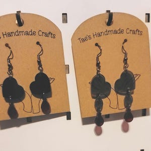 Drippy Heart Earrings