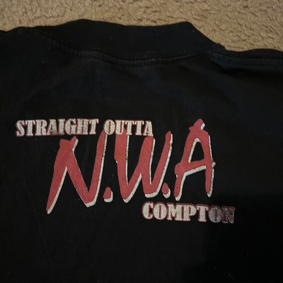NWA Straight Out Of Compton Vintage 90's Tee 2XL … - image 5