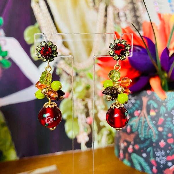 Boucles d'oreilles FOL AUTOMNE - Modèle numéro 7