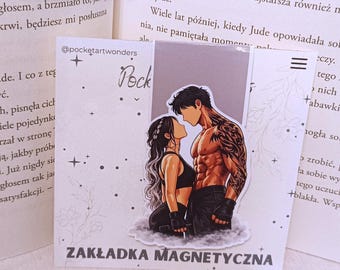Fourth Wing Inspired Magnetic Bookmarks – Romantasy Dragon Rider Reader Accessory