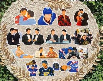 Heated Rivalry Hockey Romance Sticker – Booktok Fandom Decal