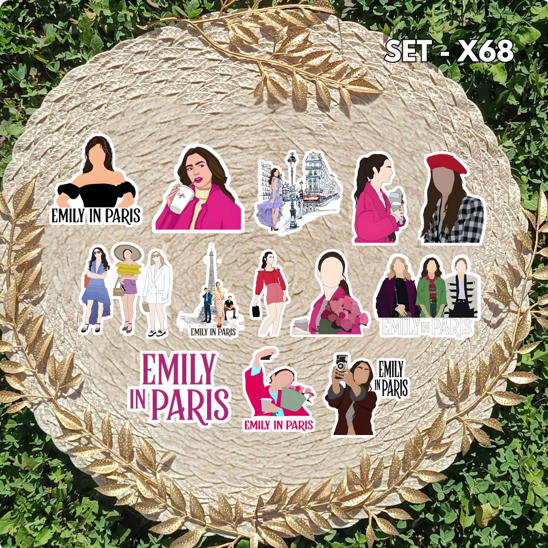 Emily in Paris Inspired Sticker Pack | Emily & Parisian Vibes Fan Art ...