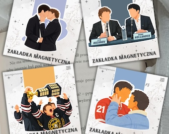 Rivalry Love Story Magnetic Bookmarks, Hockey Romance Inspired, Bookish Gift