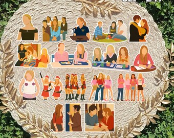 Mean Girls Inspired Vinyl Sticker Pack: 2000s Movie Fan Art