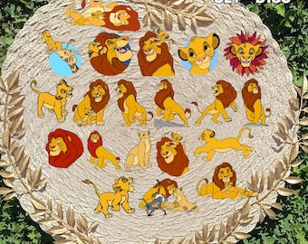 The Lion King Inspired Sticker Pack | Simba, Nala & Kovu Fan Art Vinyl Stickers
