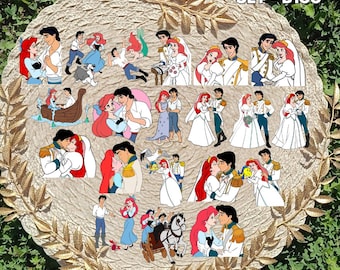 The Little Mermaid Inspired Sticker Pack | Ariel & Melody Fan Art Vinyl Stickers