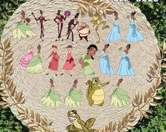 The Princess and the Frog Inspired Sticker Pack | Tiana & Naveen Fan Art Vinyl Stickers