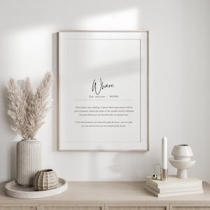 Whare (Home or Dwelling) | Definition Digital Download | Te Reo Māori Wall Art | Home Decor | Kiwiana | Kiwi | aotearoa