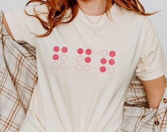 FDT Braille Shirt, Subtle antitrump Shirt, FDT Democrat Resistance Gift, fdt womans T-Shirt, Liberal Political T-shirt, antitrump Apparel