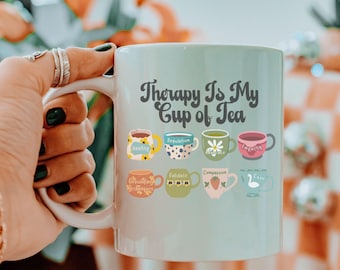 Therapist Mug, Funny Therapist Mug, New Therapist Gift, Psych Grad, Mental Health Counselor, Psychotherapist, Clinical Psychologist Cup