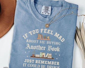 Funny Reading Lover Shirt, Bookish Humor T-Shirt, Fiction Reader Gift for Her, Book Club TShirt, Librarian Shirt, Bookish Gift, Womens Shirt