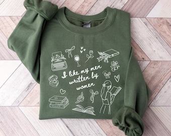 Funny Romance Reader Sweatshirt, Romantasy Girl Book Humor, Dark Romance Lover Gift, Cute Bookish Crewneck Romantic Booktok Sweater