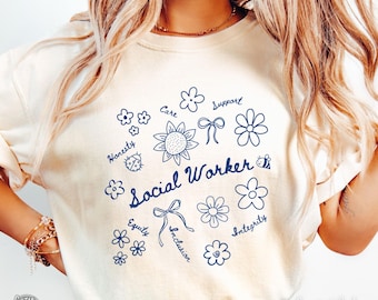 Social Worker Shirt, New Social Worker Gift, Cute School Social Worker Shirt, Coworker Lsw Gift, Msw Gift, Lcsw Gift, Grad Student LMSW Tee