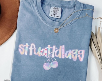 STFUATTDLAGG Shirt, Dark Romance Reader T-Shirt, Romantasy Tee, Best Friend Book Lover Gift for Wife, Spicy Book Club TShirt, Bookish Quote