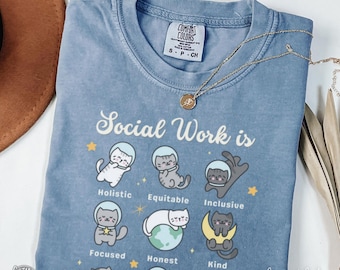 Social Worker Shirt, New Social Worker Gift, Cute School Social Worker Shirt, Coworker Lsw Gift, Msw Gift, Lcsw Gift, Grad Student LMSW Tee