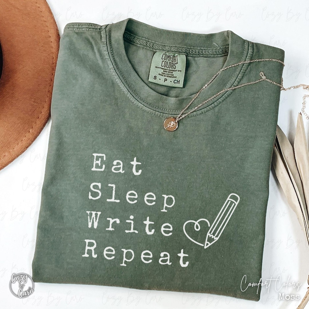 Funny Writing Shirt, Comfort Colors Novelist Shirt, Gifts for Writers ...