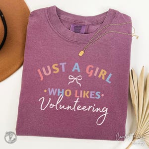 Volunteer Shirt, Cute Volunteering T-Shirt, Volunteer Girl Tee, High School Volunteer Hours Tee, Volunteer Crew TShirts, Volunteer Matching