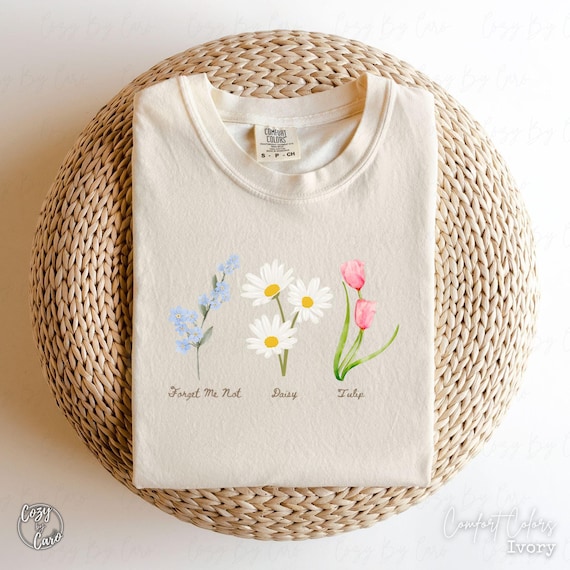 Floral FDT Shirt, Anti Trump Flower Shirt, Forget-me-not Daisy