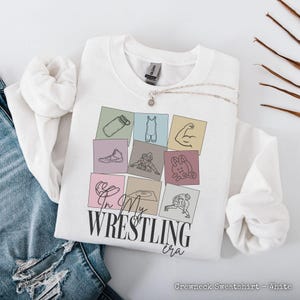 In My Wrestling Era Sweater, Wrestling Era Hoodie, Wrestling Lover Sweatshirt Music Tee, Team Wrestling Girl Shirt, Gift Wrestling Fan,