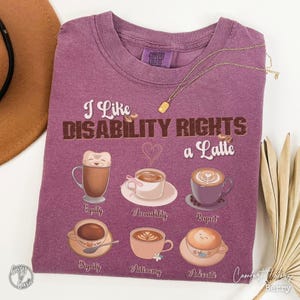 Disability Rights, Accessibility TShirt, Inclusion Diversity Tee, Funny Coffee Lover Sped Teacher T-Shirt, Cute Equal Access Advocate Shirt