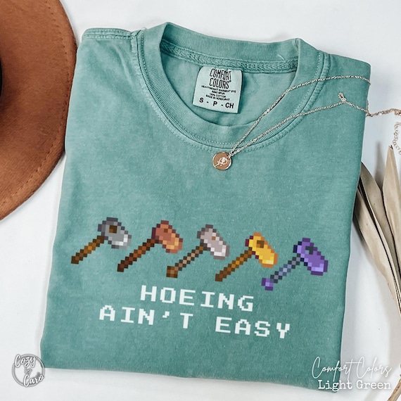 Stardew Valley Shirt, Funny Stardew Tee, Museum Pelican Town TShirt, Gift Stardew Farmer Meme, Hoeing Star Dew Humor Comfort Colors T-Shirt