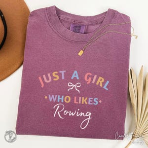 Rowing Shirt, Comfort Colors Rowing Mom Tee, Womens Rowing Team Shirt, Rowing Fan Regatta Gift, Girls Rowing Tee, Rowing Coach Gift