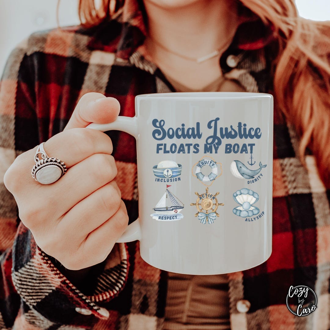 Social Justice Mug, Equal Rights Mug, Humanitarian Saying Mug ...