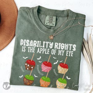 Halloween Disability Rights Shirt, Accessibility TShirt, Inclusion Diversity Tee, Autumn Sped Teacher T-Shirt, Equal Access Advocate Shirt