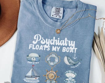 Psychiatrie Shirt, lustiges Shirt für psychische Gesundheit, ADHS Angst T-Shirt Psychiatrie Ratgeber, Sozialarbeiter Bewusstsein für psychische Gesundheit, Psych Grad