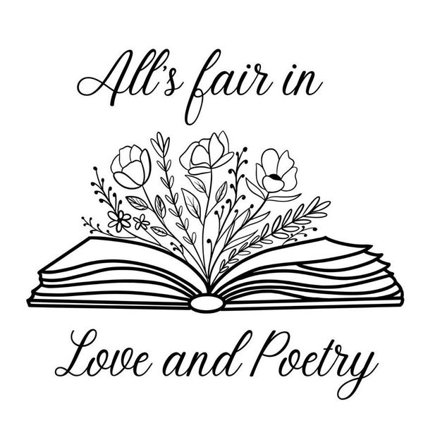 Taylor Swift Alls fair in love and poetry SVG PNG Tortured poets
