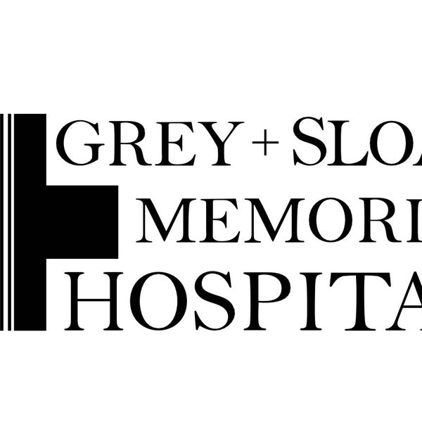 grey’s anatomy grey Sloan memorial  svg png cut files scrapbooking vinyl instant download