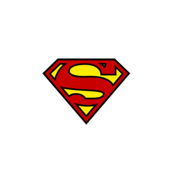 Superman symbol  png svg instant download scrapbooking Cricut cut file