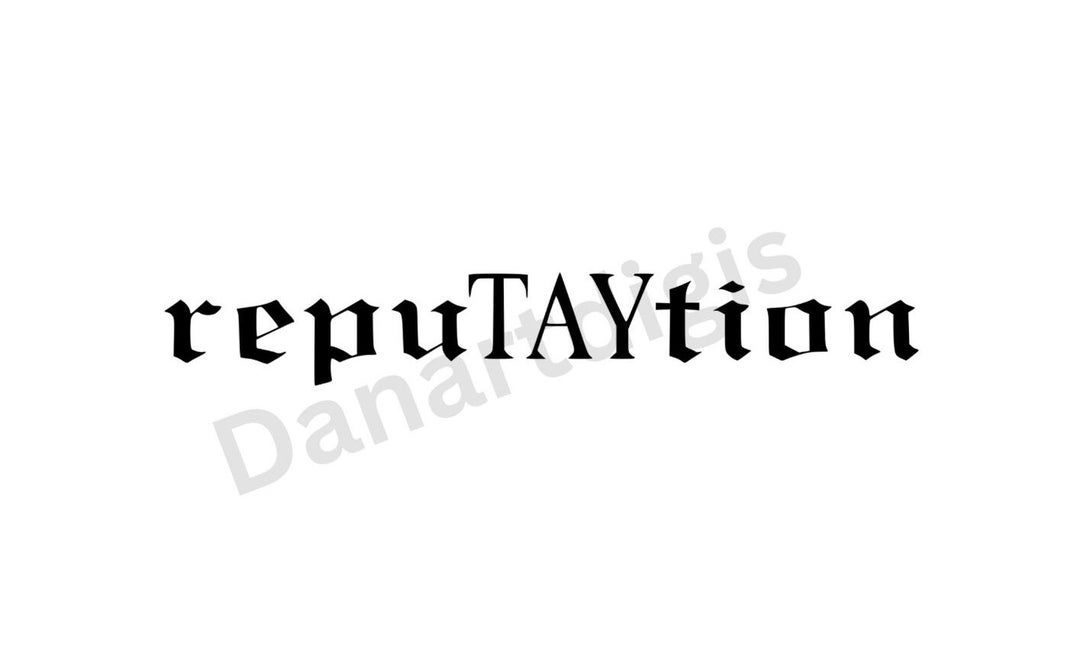 Taylor Swift Reputaytion Png Svg Instant Download - Etsy