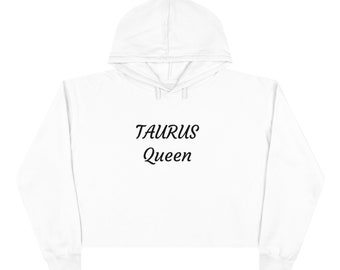 Sweat à capuche court Taurus Queen