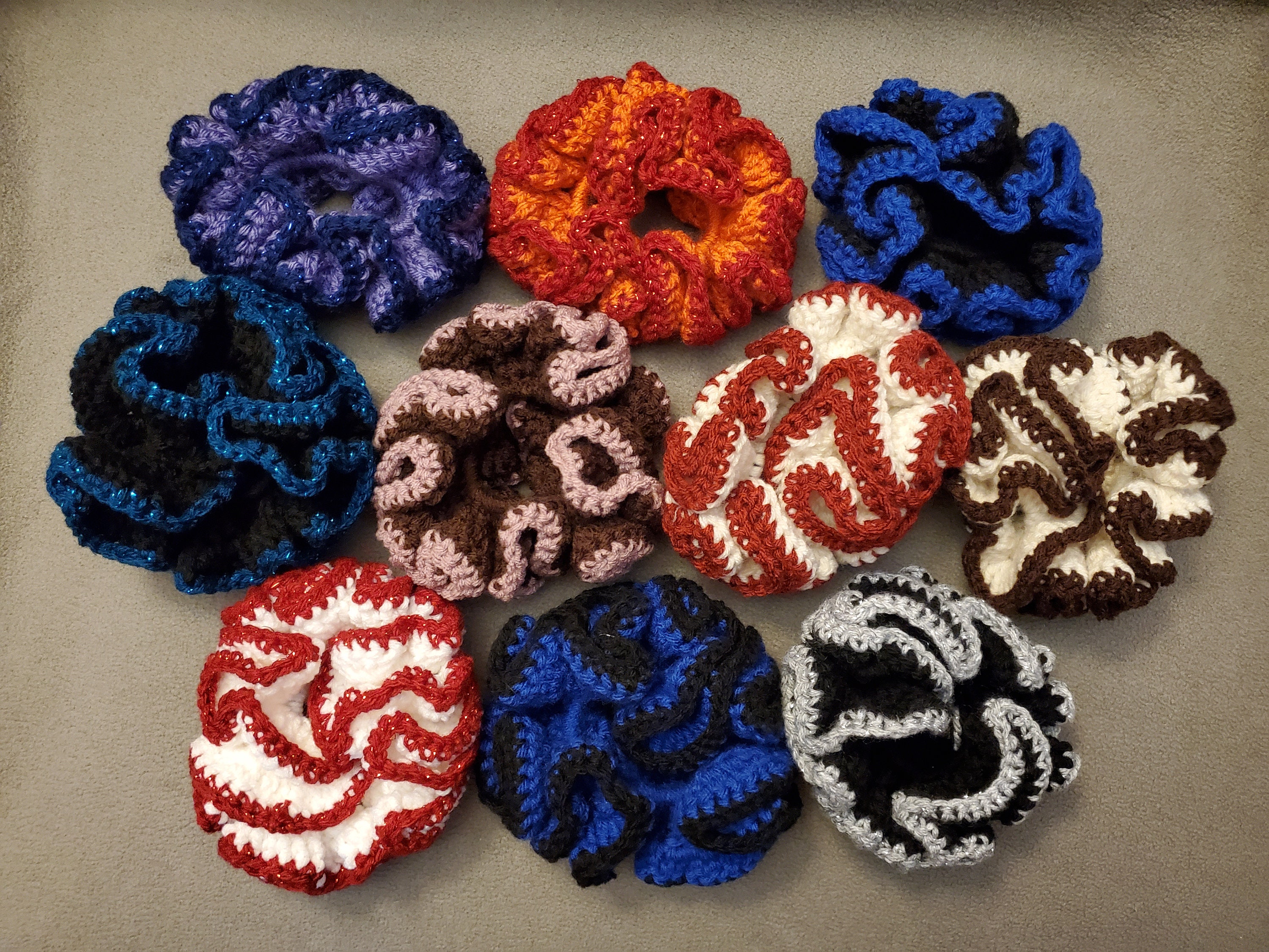 Scrunchie grande in Cady Ottanio main image 1