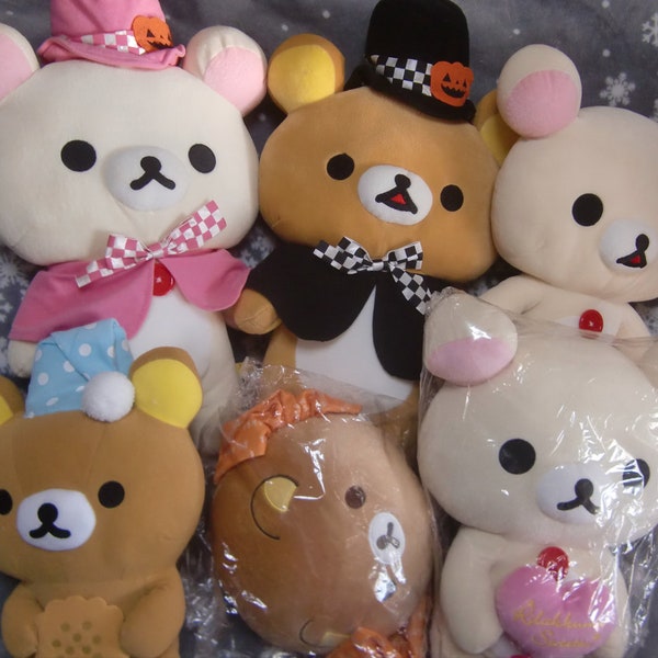 Peluche Cerf Rilakkuma Et Korilakkuma - Thème Miyajima Momiji Manju - Lot De 2 - Marque San-X