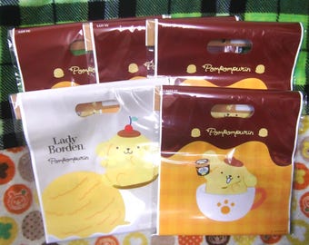Bolsas de regalo, bolsas de plástico, bolsas de compras, bolsas de regalo con diseño de Pompompurin Lady Borden