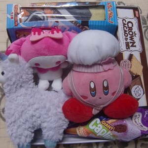 Vintage plush Unicorn Kitsch/Anime /Kirby/mascot/K-onTowel/Chocolate snack/my melpdy/anime cartoon gift Box Gift Set for kids